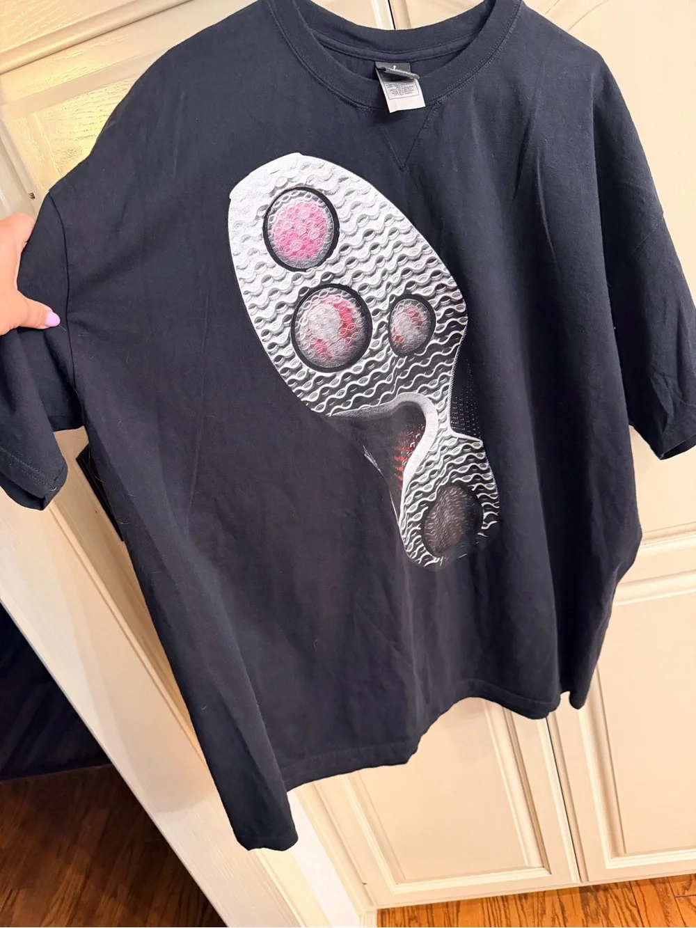 Jordan Men's Black Graphic T-Shirt with Sole Print